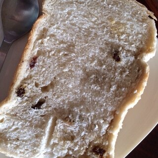 我が家のレーズンミルク食パン